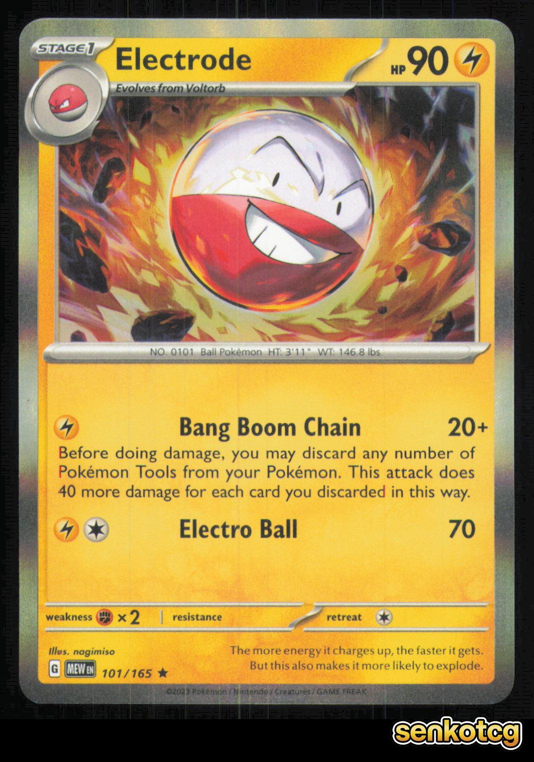 🎴 Electrode 101/165 151 NM 🎨 nagimiso
