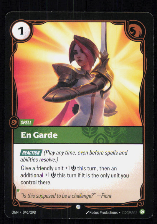 🎴 En Garde 046/298 Common OGN Origins NM