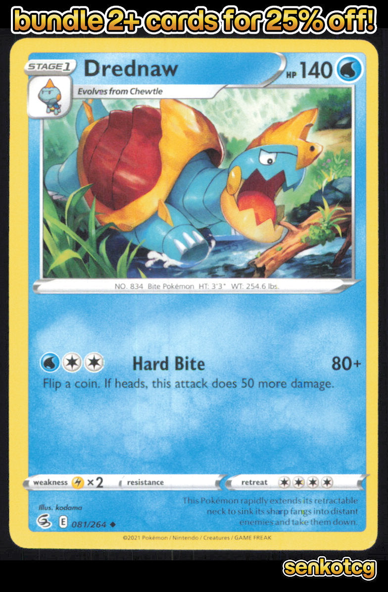🎴 Drednaw 081/264 Uncommon Fusion Strike NM