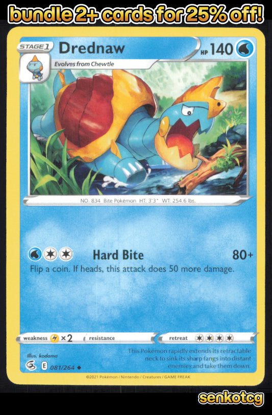 🎴 Drednaw 081/264 Uncommon Fusion Strike NM