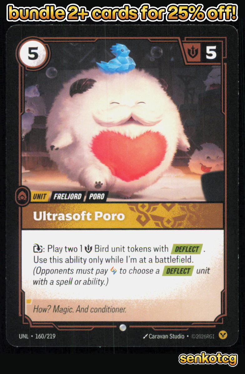 🎴 Ultrasoft Poro 160/219 Common Unleashed NM