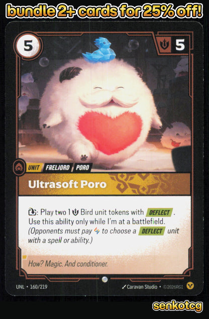 🎴 Ultrasoft Poro 160/219 Common Unleashed NM