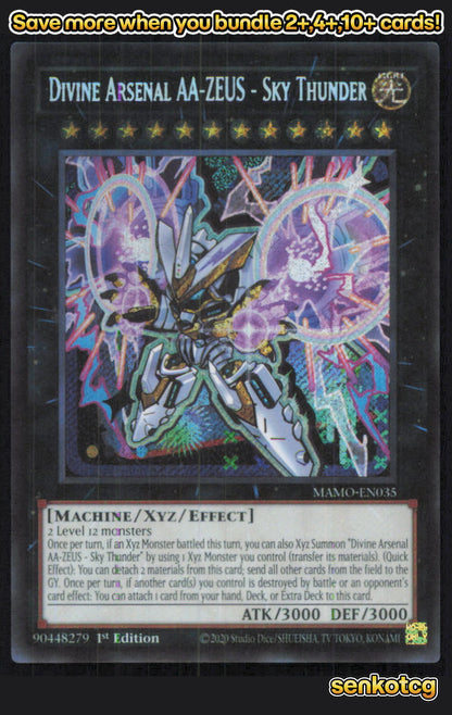 🎴 Divine Arsenal AA-ZEUS - Sky Thunder (Secret Rare) MAMO-EN035 Secret Rare