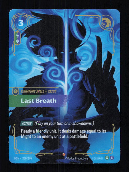 🎴 Last Breath 260/298 Epic Foil OGN Origins NM