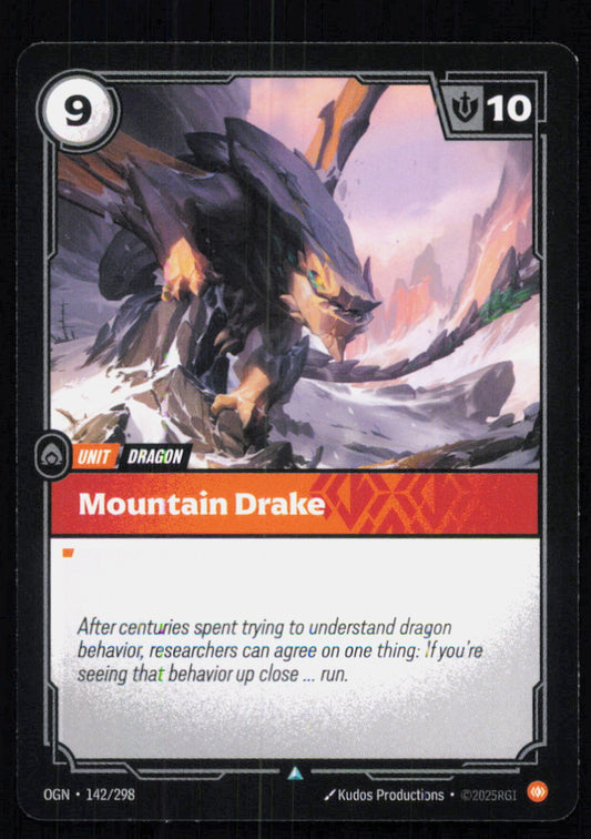 🎴 Mountain Drake 142/298 Uncommon OGN Origins NM