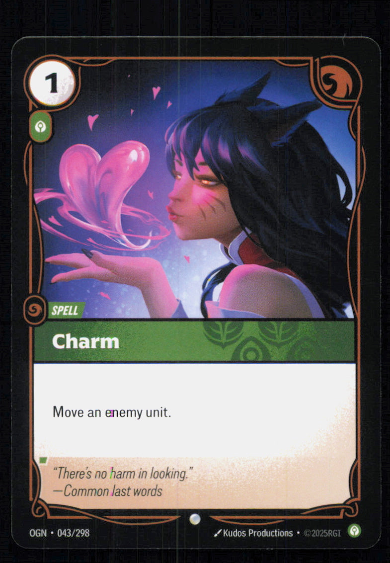 🎴 Charm 043/298 Common OGN Origins NM