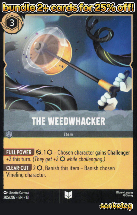 🎴 The Weedwhacker 205/204 Uncommon Attack of the Vine! NM