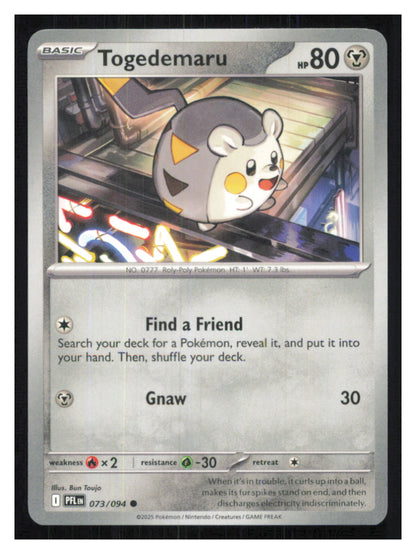 🎴 Togedemaru 073/094 Common PFL Phantasmal Flames NM