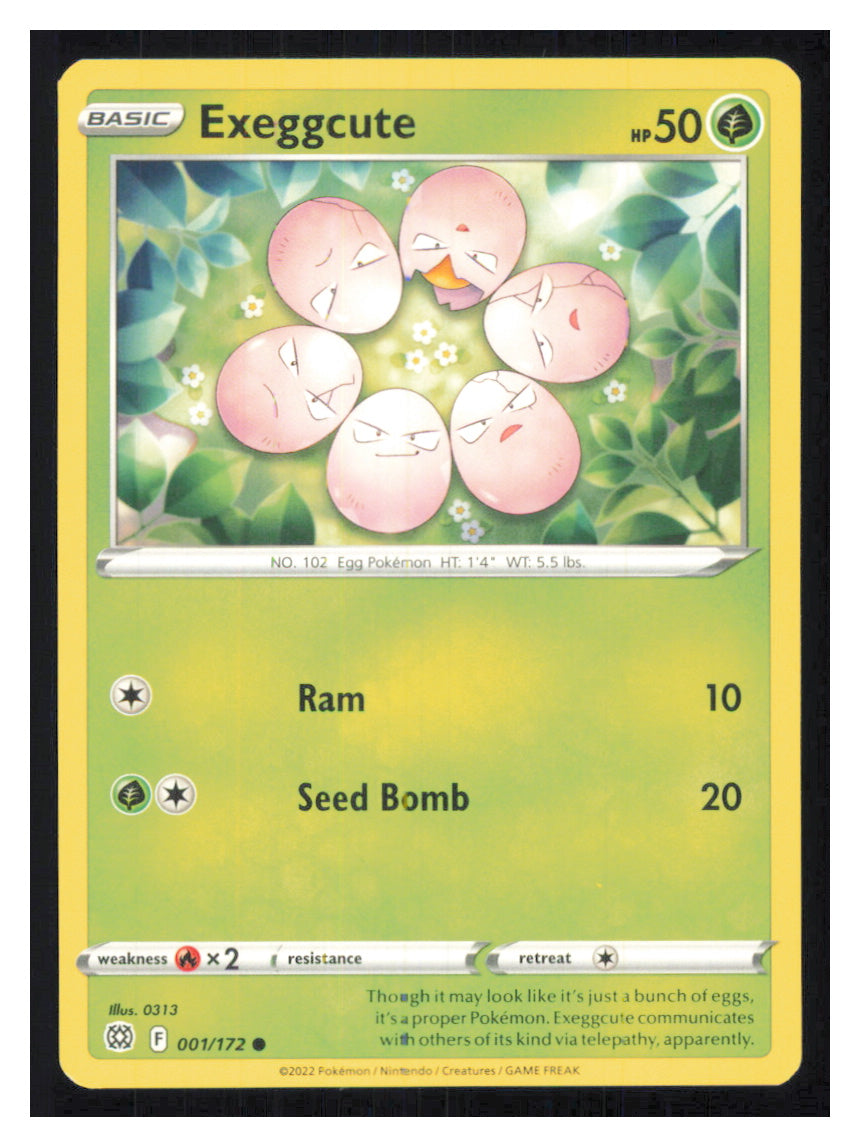 🎴 Exeggcute 001/172 Common Brilliant Stars NM