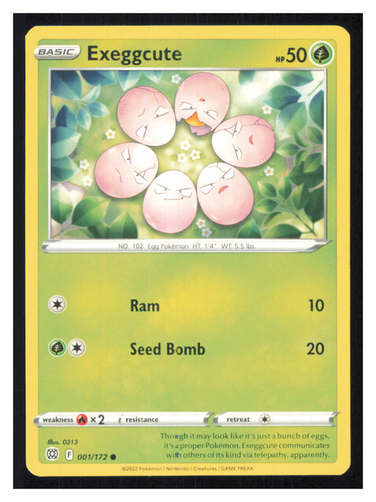 🎴 Exeggcute 001/172 Common Brilliant Stars NM