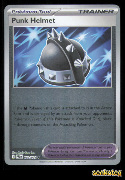 🎴 Punk Helmet 092/094 Reverse Holo Phantasmal Flames NM 🎨 Inc.