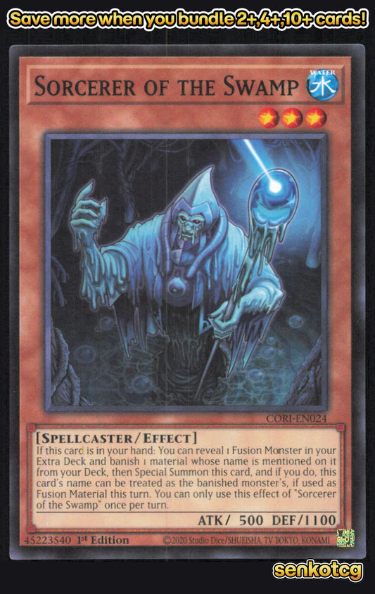 🎴 Sorcerer of the Swamp CORI-EN024 Common / Short Print