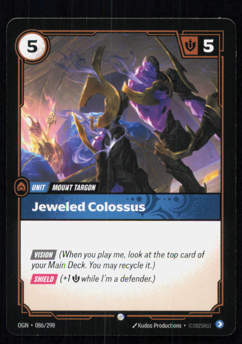 🎴 Jeweled Colossus 086/298 Common OGN Origins NM