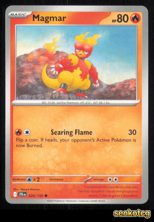 🎴 Magmar 020/159 Journey Together NM 🎨 Kimura