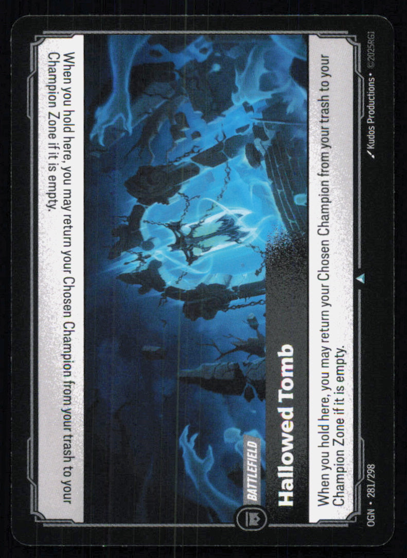 🎴 Hallowed Tomb 281/298 Uncommon OGN Origins NM