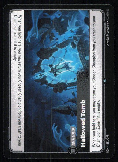 🎴 Hallowed Tomb 281/298 Uncommon OGN Origins NM