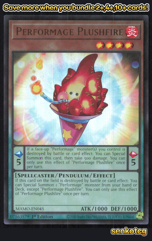 🎴 Performage Plushfire MAMO-EN045 Ultra Rare