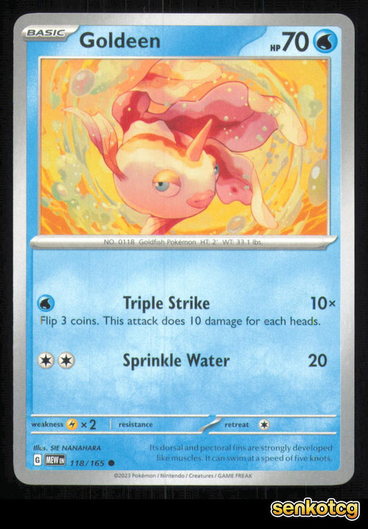 🎴 Goldeen 118/165 151 NM 🎨 NANAHARA