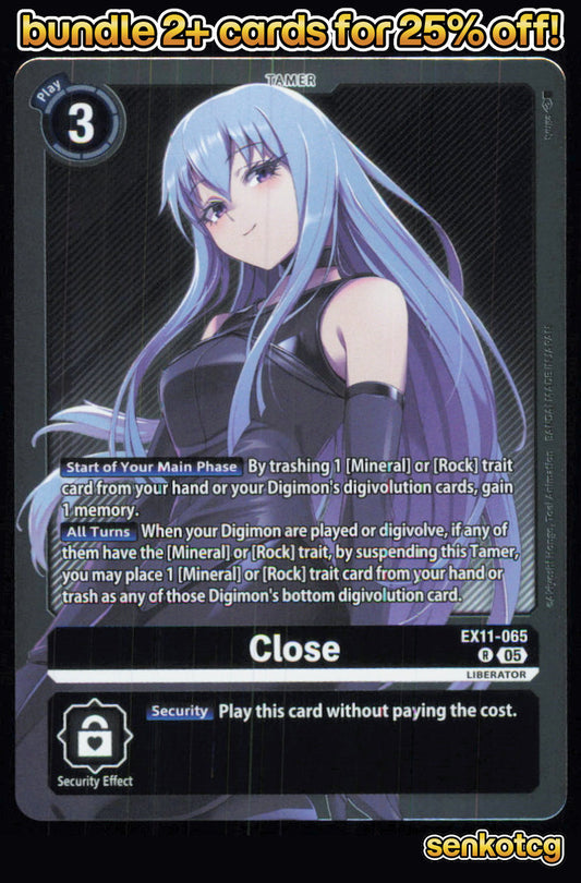 🎴 Close EX11-065 R Rare Foil Dawn of Liberator NM