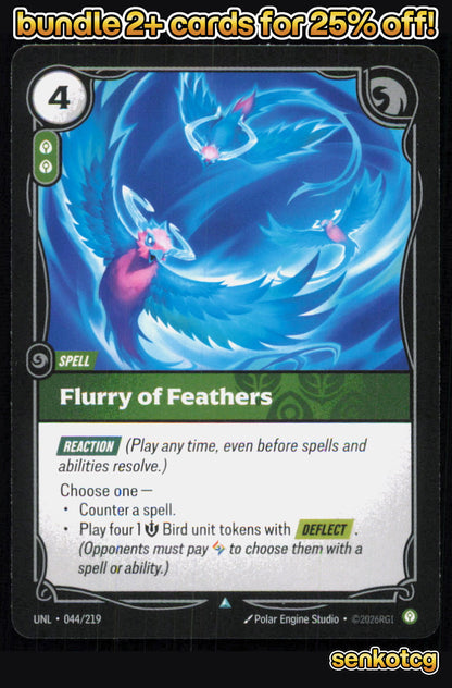 🎴 Flurry of Feathers 044/219 Uncommon Unleashed NM