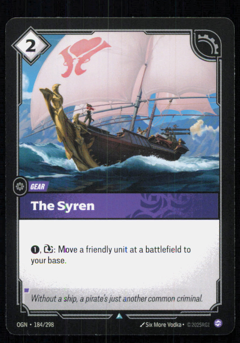 🎴 The Syren 184/298 Uncommon OGN Origins NM