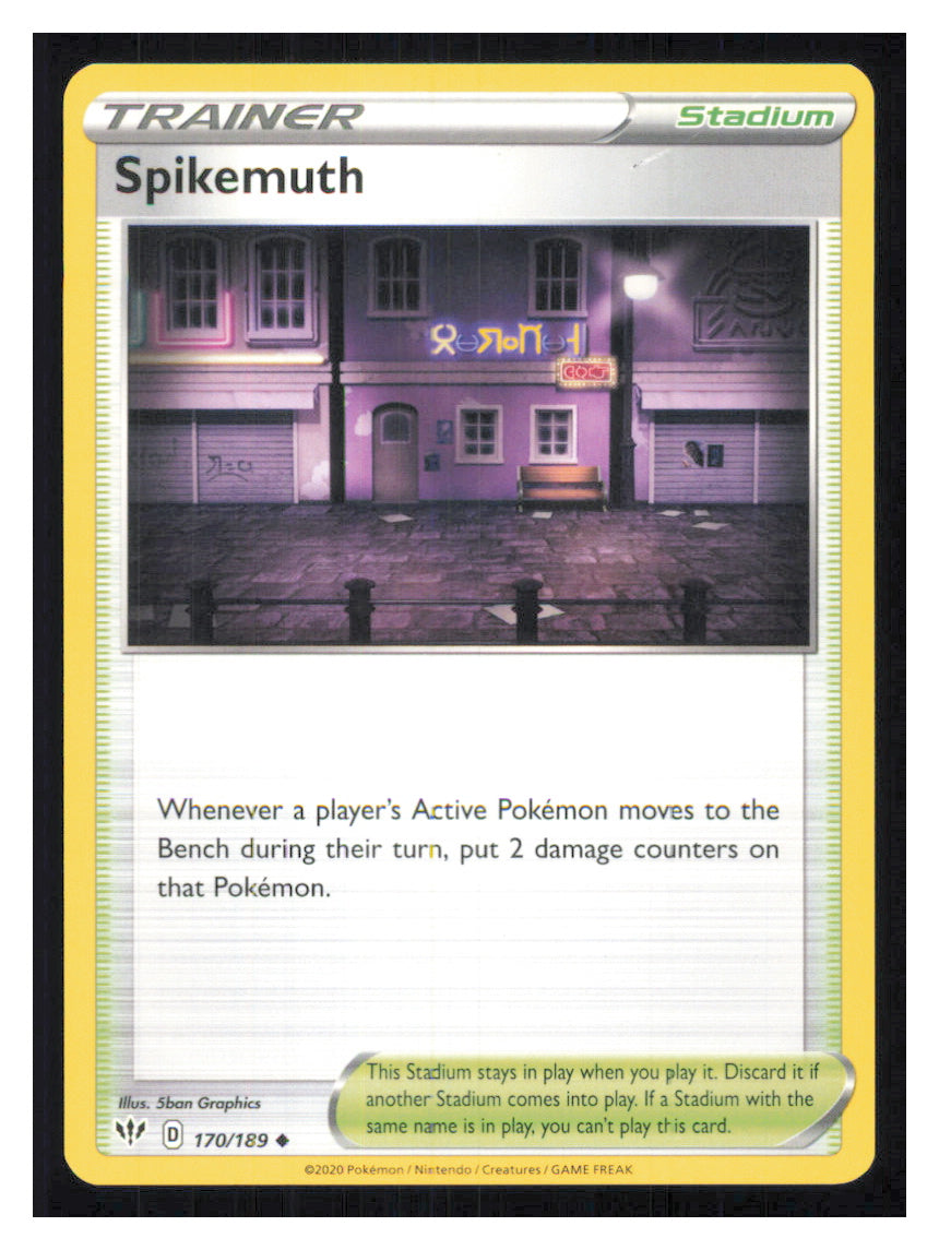 🎴 Spikemuth 170/189 Uncommon Darkness Ablaze NM