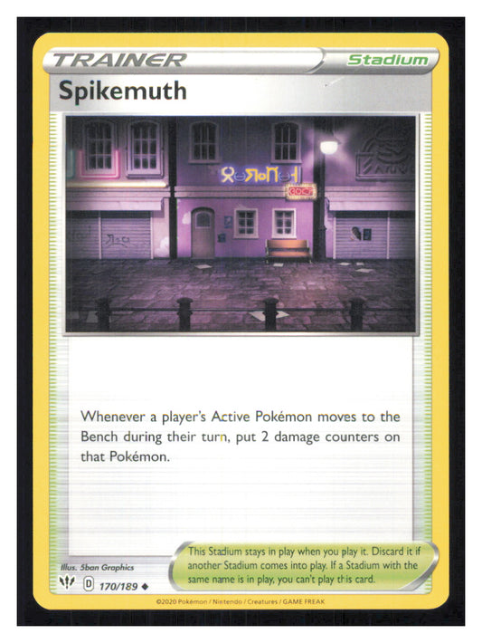 🎴 Spikemuth 170/189 Uncommon Darkness Ablaze NM