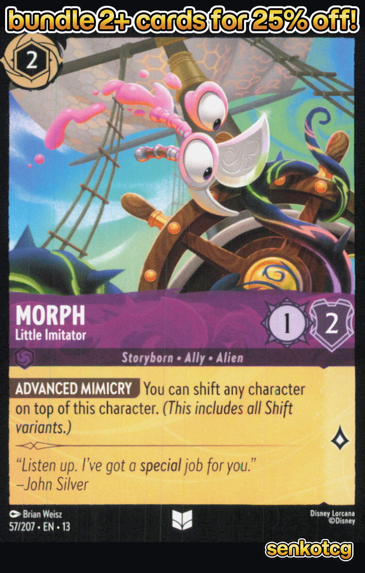 🎴 Morph - Little Imitator 57/204 Uncommon Attack of the Vine! NM