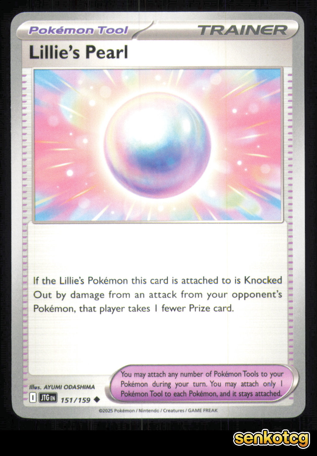 🎴 Lillie's Pearl 151/159 Journey Together NM 🎨 ODASHIMA