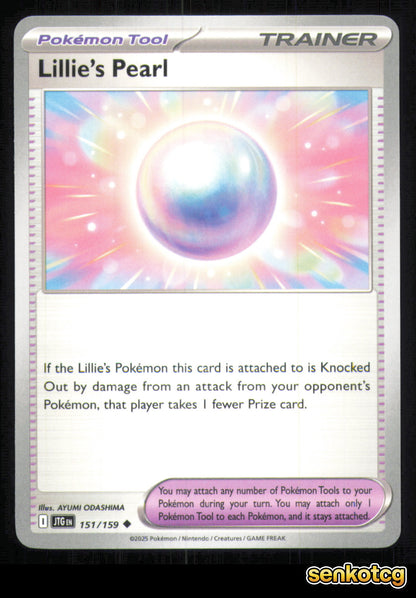 🎴 Lillie's Pearl 151/159 Journey Together NM 🎨 ODASHIMA