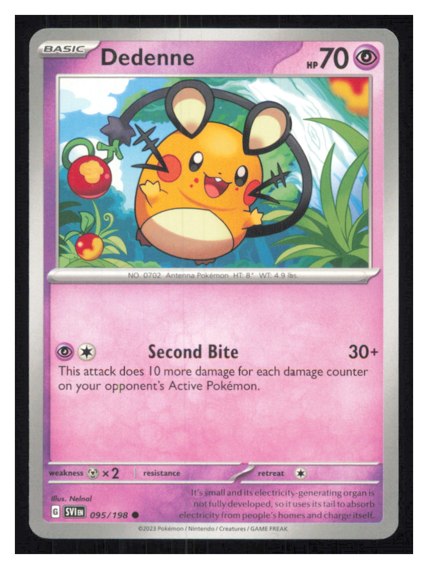🎴 Dedenne 095/198 Common Scarlet & Violet NM