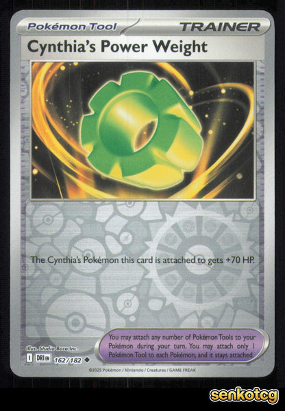 🎴 Cynthia's Power Weight 162/182 Reverse Holo Destined Rivals NM 🎨 Inc.
