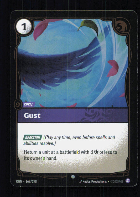 🎴 Gust 169/298 Common Foil OGN Origins NM