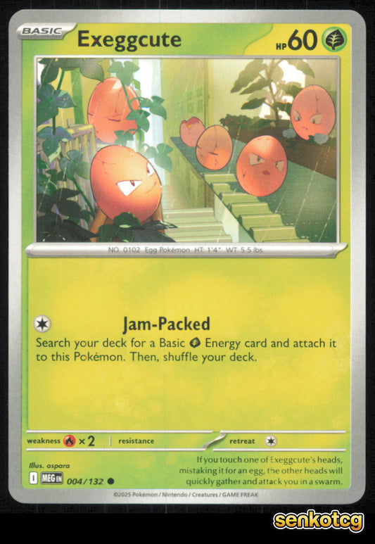 🎴 Exeggcute 004/132 Common Mega Evolution NM