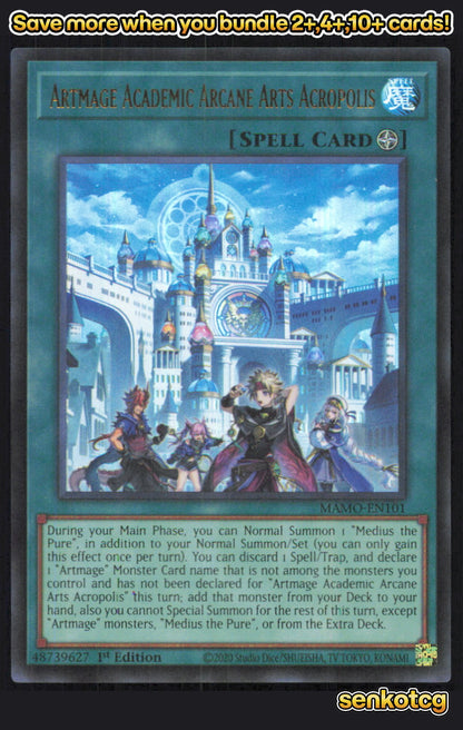 🎴 Artmage Academic Arcane Arts Acropolis MAMO-EN101 Ultra Rare