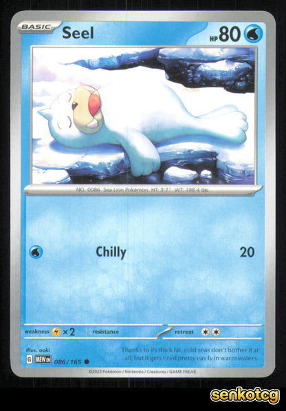 🎴 Seel 086/165 151 NM 🎨 aoki