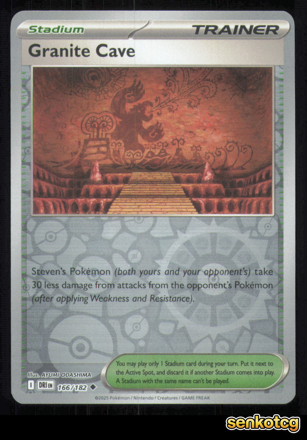 🎴 Granite Cave 166/182 Reverse Holo Destined Rivals NM 🎨 ODASHIMA