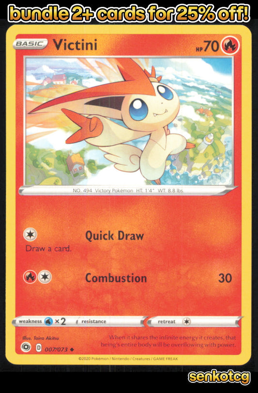 🎴 Victini 007/073 Uncommon Champion's Path NM