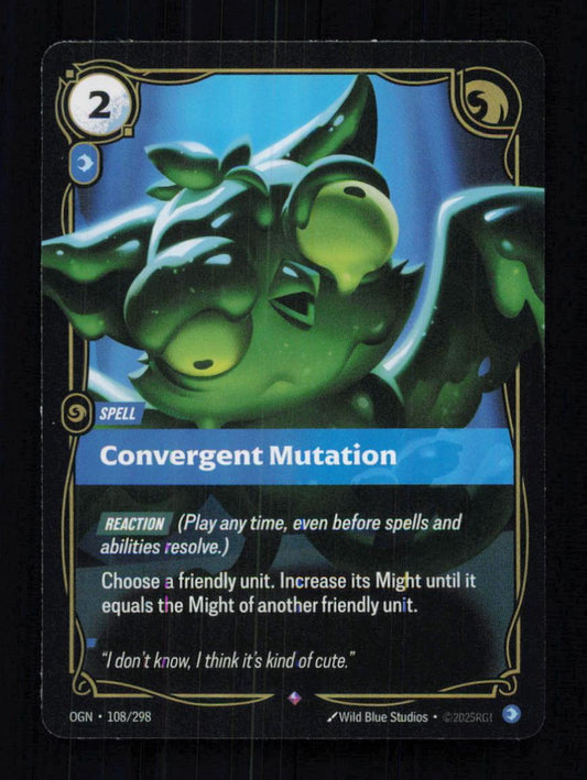 🎴 Convergent Mutation 108/298 Rare Foil OGN Origins NM