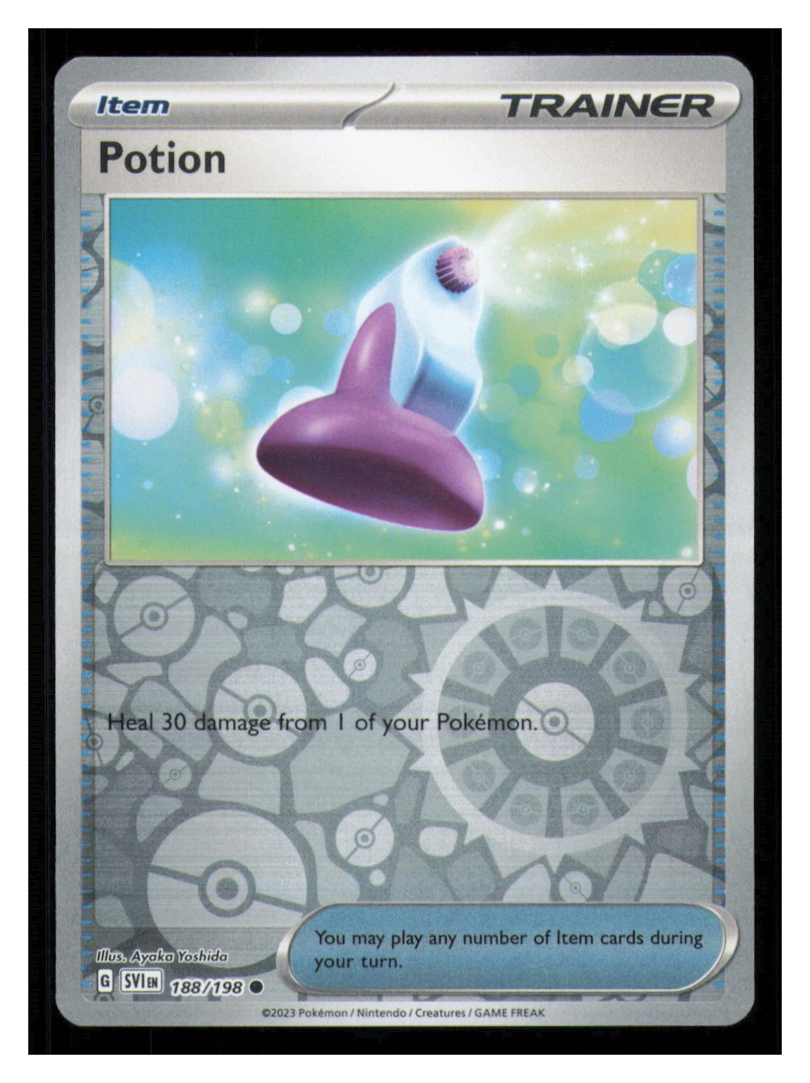 🎴 Potion 188/198 Reverse Holo Scarlet & Violet Pokemon NM