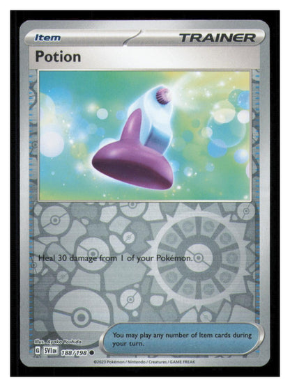 🎴 Potion 188/198 Reverse Holo Scarlet & Violet Pokemon NM