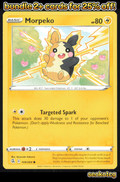🎴 Morpeko 109/264 Common Fusion Strike NM
