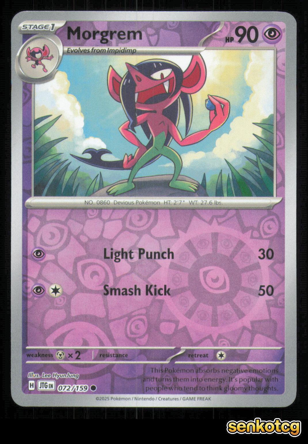 🎴 Morgrem 072/159 Reverse Holo Journey Together NM 🎨 HyunJung