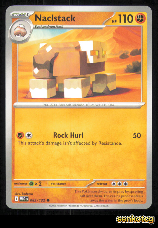 🎴 Naclstack 083/132 Mega Evolution NM 🎨 kodama
