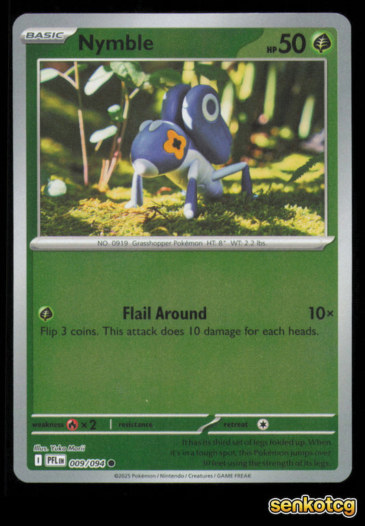🎴 Nymble 009/094 Reverse Holo Phantasmal Flames NM 🎨 Morii
