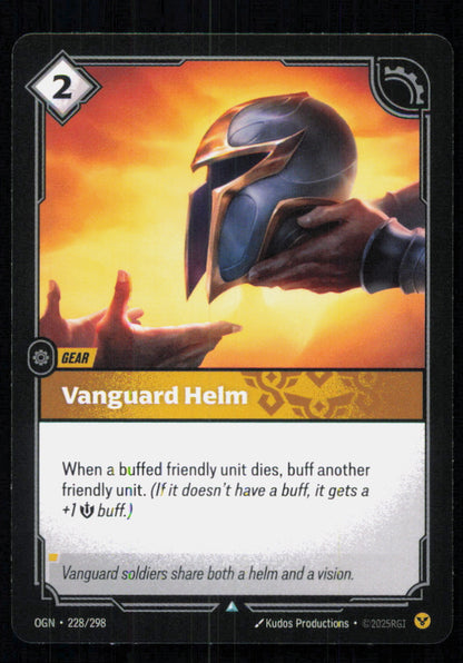 🎴 Vanguard of Helm 228/298 Uncommon OGN Origins NM