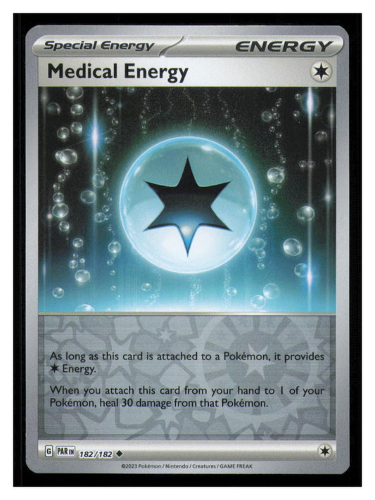 🎴 Medical Energy 182/182 Reverse Holo Paradox Rift Pokemon NM