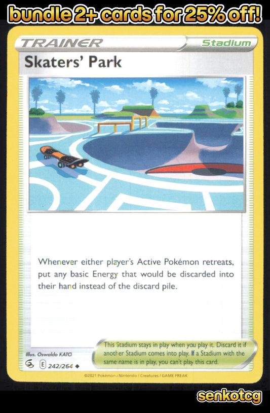 🎴 Skaters' Park 242/264 Uncommon Fusion Strike NM