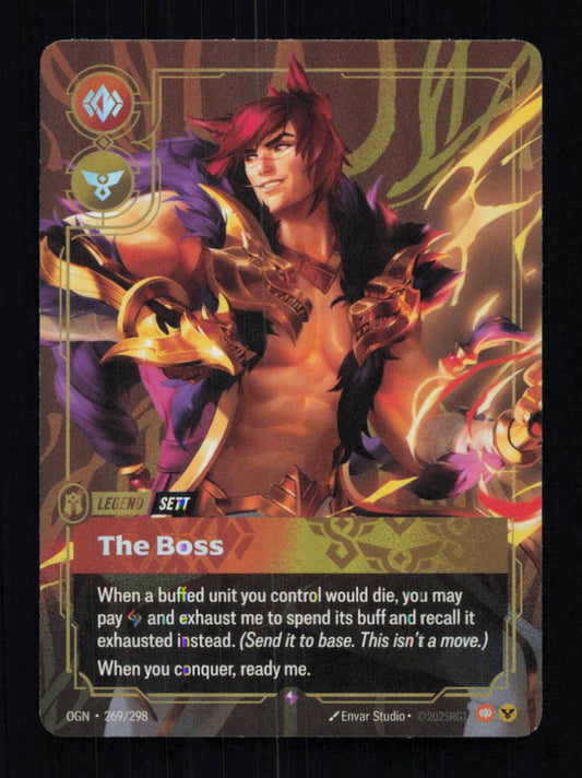 🎴 Sett The Boss 269/298 Rare Foil OGN Origins NM