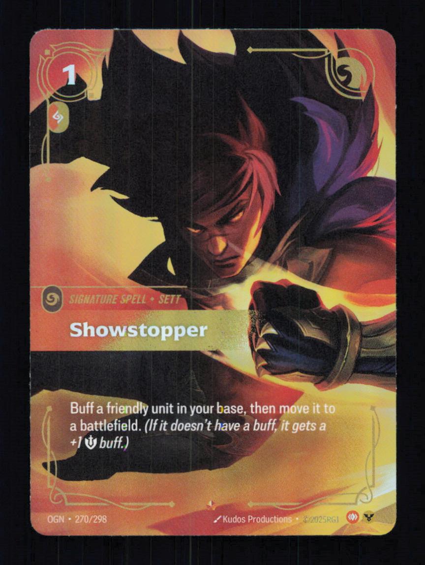 🎴 Showstopper 270/298 Epic Foil OGN Origins NM